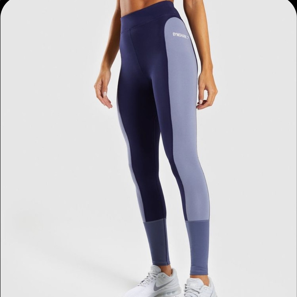 Gymshark Illusion Leggings Navy Blue Shadow XS